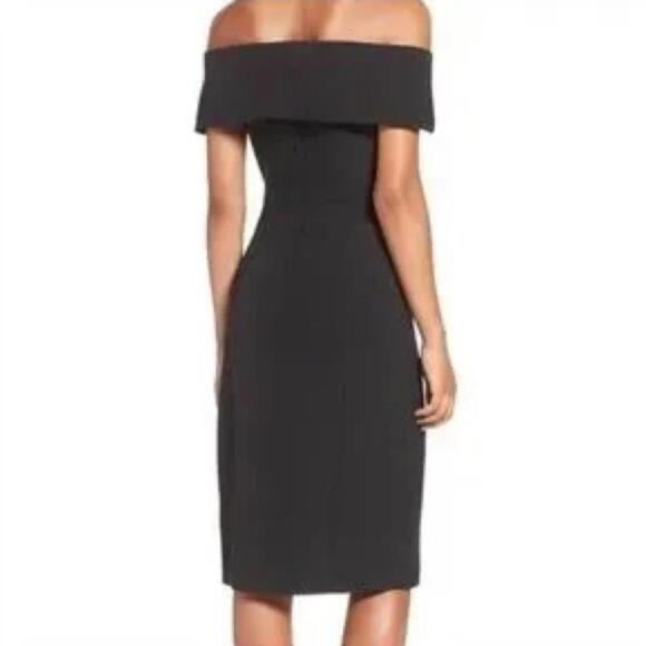 NEW BCBG MAXAZRIA Marquise Off Shoulder Sheath Dress, size 12, red NWOT - Picture 2 of 8